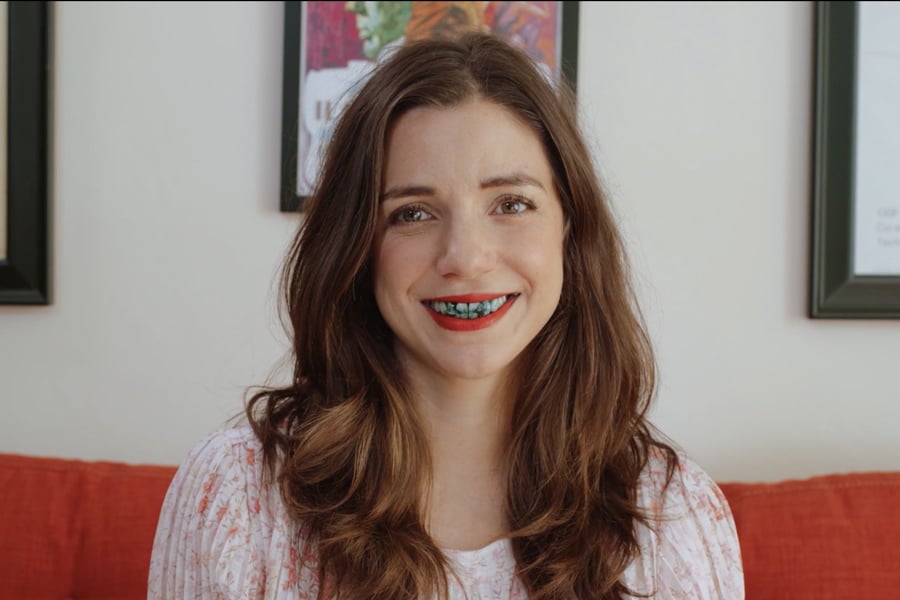 NU alumna Megan Rosati (Communication ’05) flashes a creepy grin in her pitch video for “Bloom.” Rosati is currently developing the pilot’s script.