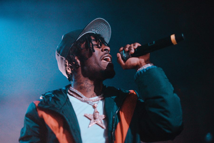 Lil Uzi Vert headlines at A&O Blowout, joined by opener MØ and Chicago artist G Herbo. Lil Uzi Vert interacted with the audience at Friday’s event, climbing onto the balcony and dropping his microphone into the crowd.
