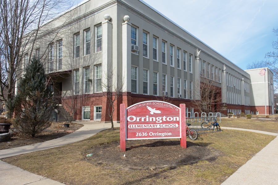  Orrington Elementary School, 2636 Orrington Ave., is one of 10 elementary schools in Evanston/Skokie School District 65. Amy Correa, the districts new bilingual/ESL program director, hopes to expand supports across schools. 