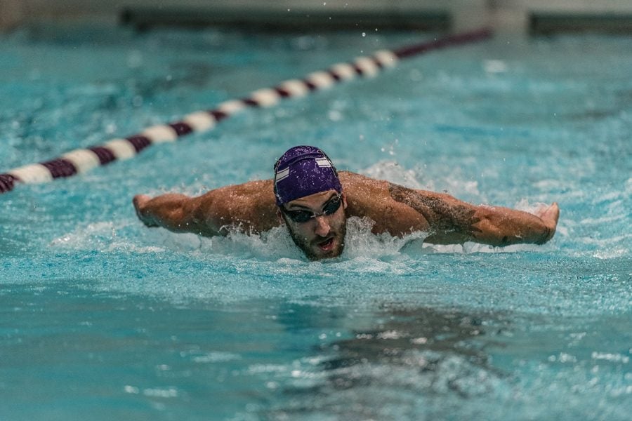 Nick Peterson glances ahead. The senior and the Wildcats will have a prime opportunity to get their first wins against the University of Chicago and Illinois-Chicago.