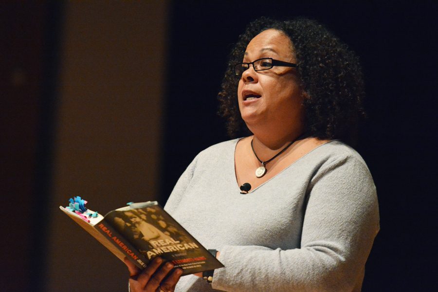 Author Julie Lythcott-Haims discusses her experience growing up biracial in the United States. Lythcott-Haims, who identifies as black, said blackness is a combination of ancestry and consciousness.
