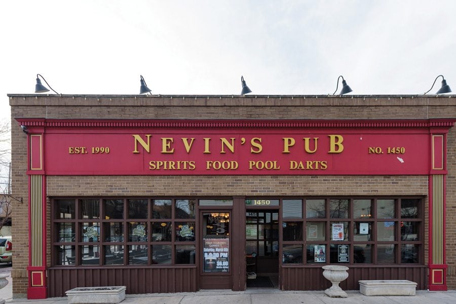 The outside of Tommy Nevin’s Pub, 1454 Sherman Ave. Nevin’s is set to close in late November or early December, owner Rohit Sahajpal told The Daily.
