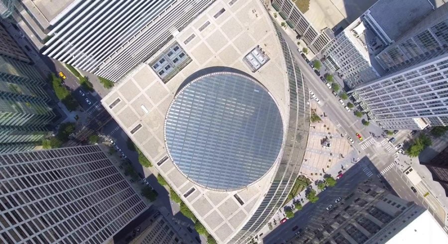 Nathan Eddy’s new film, “Starship Chicago,” fights for an endangered architectural icon, the James R. Thompson Center The film is hosted on the website of nonprofit MAS Context, a quarterly journal addressing urban issues.