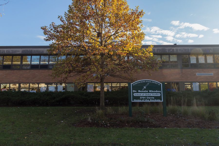 Dr. Bessie Rhodes School of Global Studies, 3701 Davis St. The former principal Lauren Norwood left the school on Friday for an administrative position with Chicago Public Schools. 
