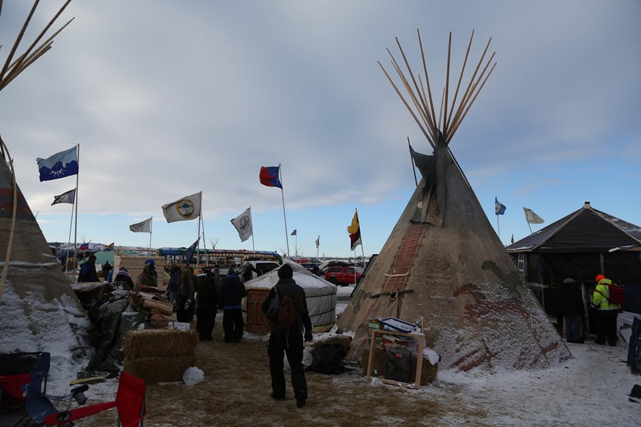 Thousands+of+Native+Americans%2C+veterans+and+environmentalists+created+an+encampment+in+rural+North+Dakota+to+protest+the+proposed+Dakota+Access+oil+pipeline.+Stacy+Leeds%2C+dean+of+the+School+of+Law+at+the+University+of+Arkansas%2C+spoke+about+the+pipeline+conflict+and+other+issues+of+Native+jurisdiction+at+a+Friday+event.