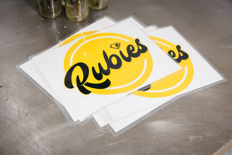 The Rubie’s logo. Aldermen denied a special use permit for the restaurant at a Feb. 12 committee meeting.
