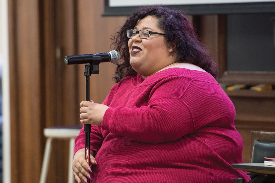 Salvadoran writer talks relationships, identity at poetry performance