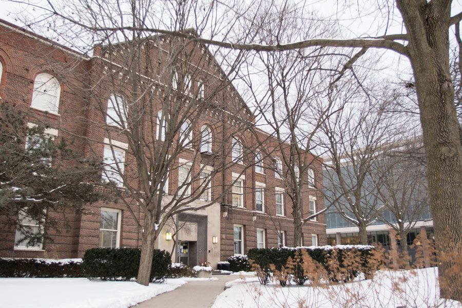 Fisk Hall, where the Medill School of Journalism, Marketing, Integrated Marketing Communication has offices and classrooms.