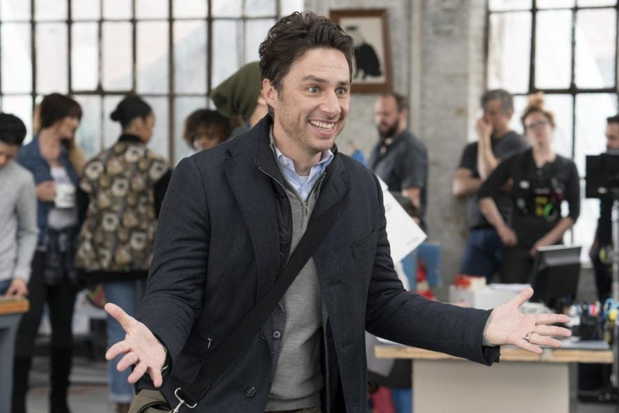 Zach Braff. The former star of “Scrubs” will return to television in his new sitcom, “Alex, Inc.”