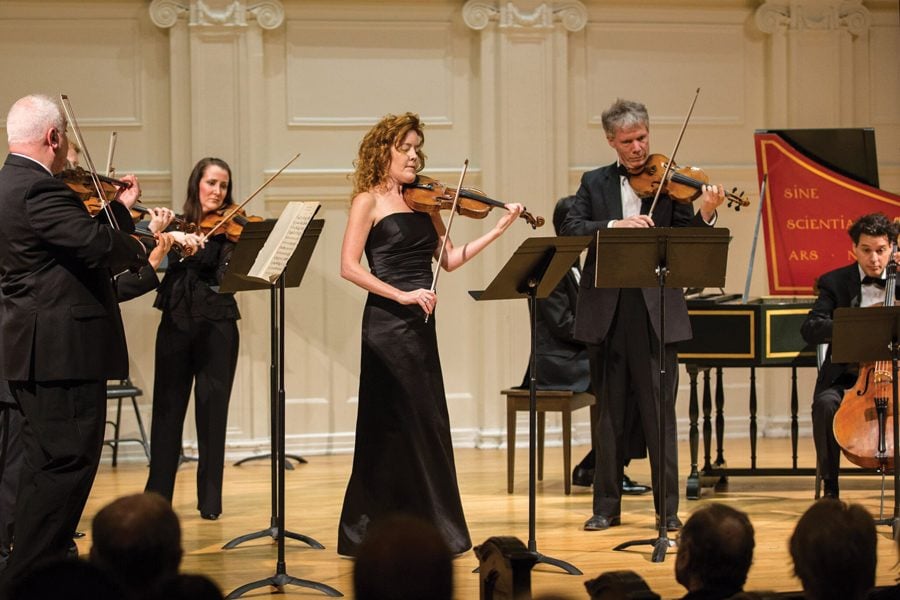 Desirée Ruhstrat performs at a past Bach Week Festival. Ruhstrat will perform Bach’s Violin Partita No. 2 at the final concert of this year’s Bach Week Festival. 