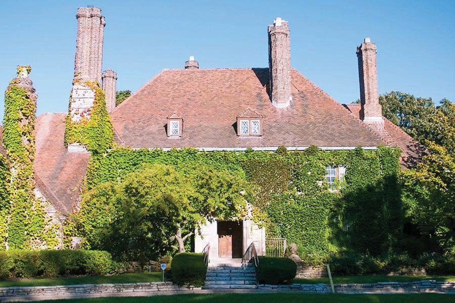 Harley Clarke mansion, 2603 Sheridan Rd. Aldermen will vote on a lease agreement with Evanston Lakehouse and Gardens for the mansion Monday night.