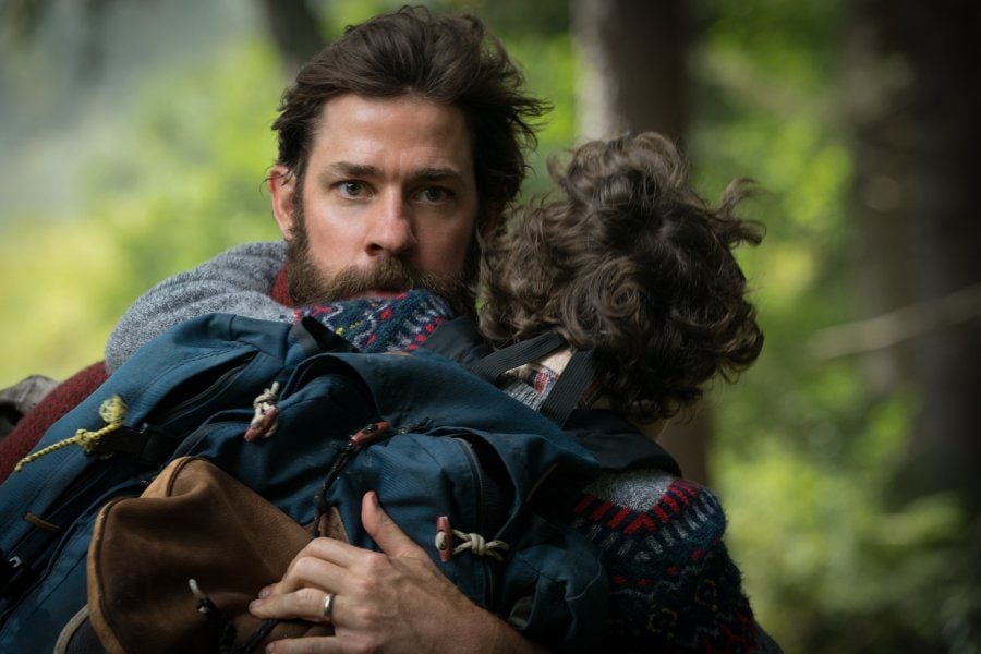 John Krasinski in his newest movie, “A Quiet Place.” Krasinski directed, wrote and starred in the film.