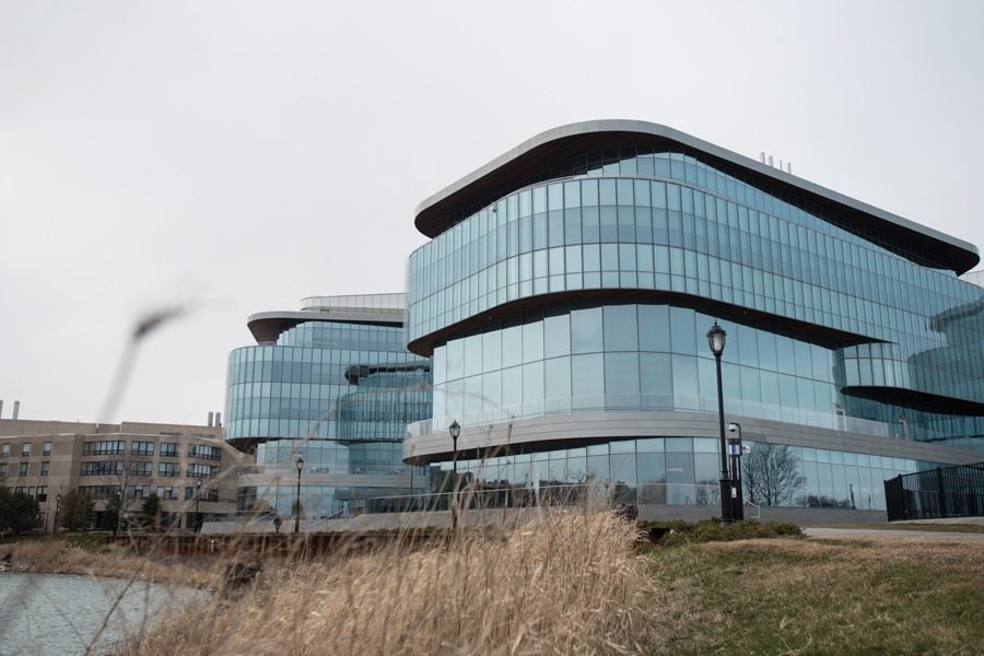 The Kellogg School of Management, 2211 Campus Drive, home of Northwestern’s department of economics. The department voted unanimously Tuesday to classify economics as a STEM major.