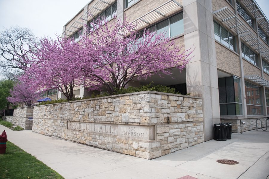 Searle Hall, home to the University Health Service. Northwestern will continue its partnership with Aetna as insurance markets prepare for expected premium hikes this fall. 
