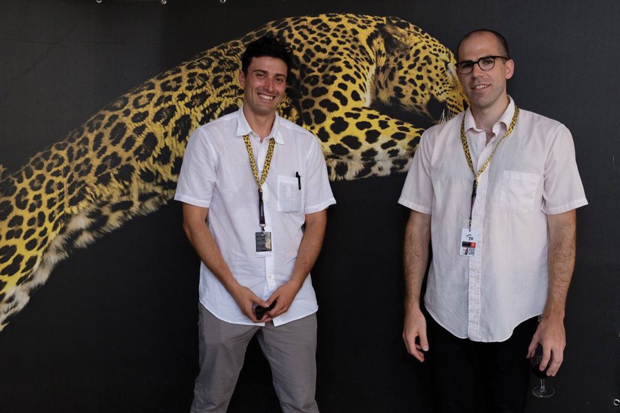 Alum Sebastián Pinzón Silva (left) and Timothy Fryett pose at the Locarno International Film Festival last year. Earlier this month, their documentary “Palenque” was selected for the 2018 British Academy of Film and Television Awards student film shortlist.