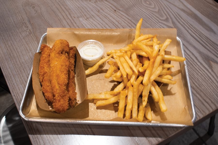 Panko tenders and fries with a side of ranch dressing. 10Q Chicken opened at 816 Church St. in late August. 