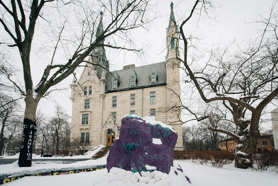 Northwestern’s campus is covered in snow. SESP junior Sonia Harris said the University’s delayed response to the frigid temperatures caused unnecessary anxiety among students