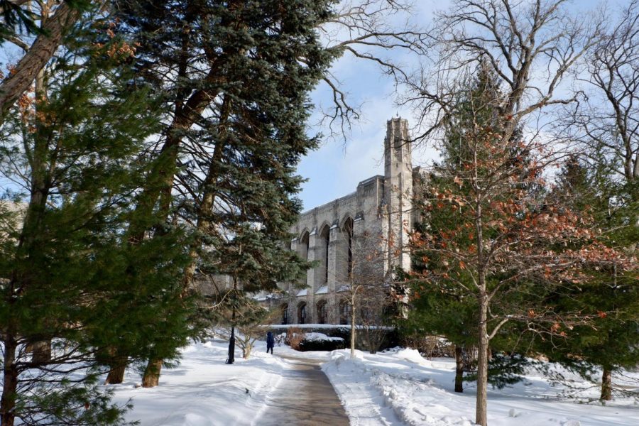 Captured: Snowy days at Northwestern before record-breaking low temperatures