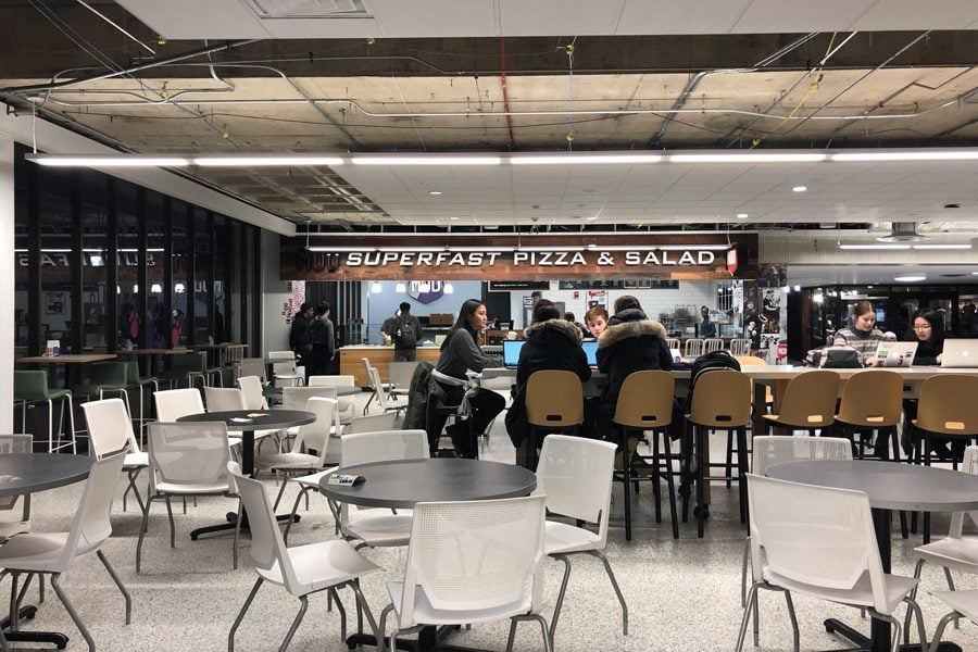 An image of Norris ground floor. New dining options include The Budlong, Wildcat Deli and Asiana Foodville.