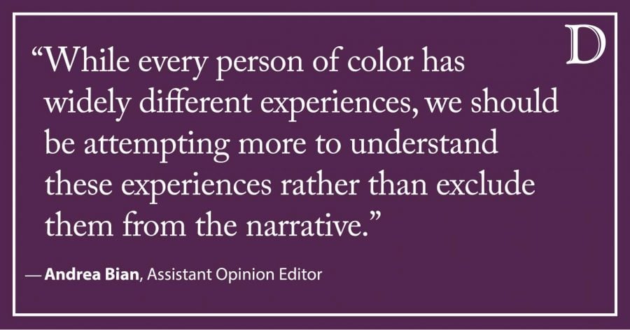 The Spectrum: Saying Asians aren’t people of color is oppression in itself