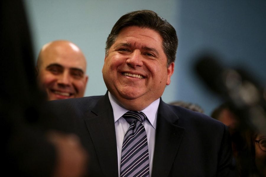 Gov. J.B. Pritzker at an event in Chicago on Thursday, Jan. 17, 2019. In anticipation of his proposed budget for fiscal year 2020, the Pritzker administration is forecasting a $3.2 billion deficit.