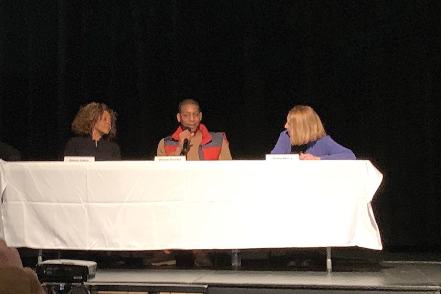 A panel discusses a documentary about fatherhood. Family Focus hosted an event about empowering fathers in community spaces.