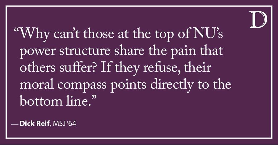 Letter to the Editor: For extra cash, NU should turn from endowment to high salaries