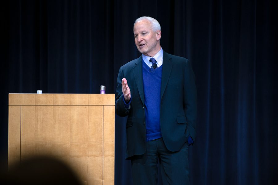 President Morton Schapiro gave his annual address to the University in the second installment of ‘Conversations with the President.’