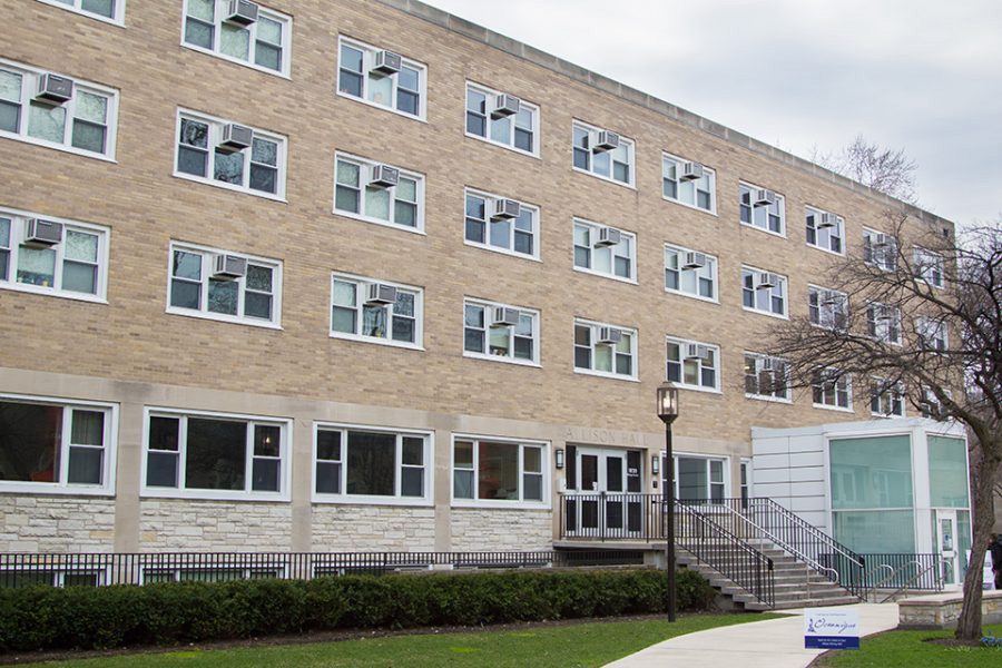 Allison Hall, where Northwestern plans to expand gender-open housing. 