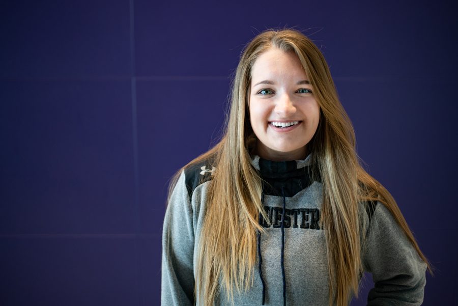 Northwestern football operations assistant Ashley Cohrs. She was one of 40 women invited to this year’s NFL Women’s Careers in Football Forum. 