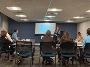 Sarah Flax. The Housing and Grants manager presented ideas of using smaller developments and accessory dwelling units as affordable housing solutions at an Affordable Housing Plan Steering Committee meeting Wednesday.