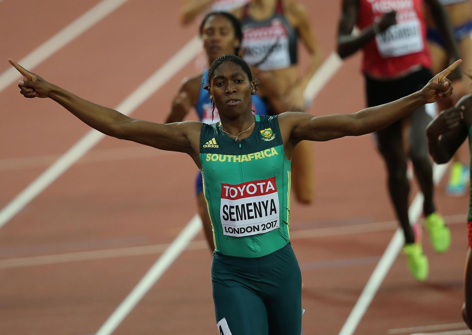 Caster+Semenya+of+South+Africa+wins+the+womens+800m+during+the+IAAF+World+Championships+at+London+Stadium+on+August+13%2C+2017.+