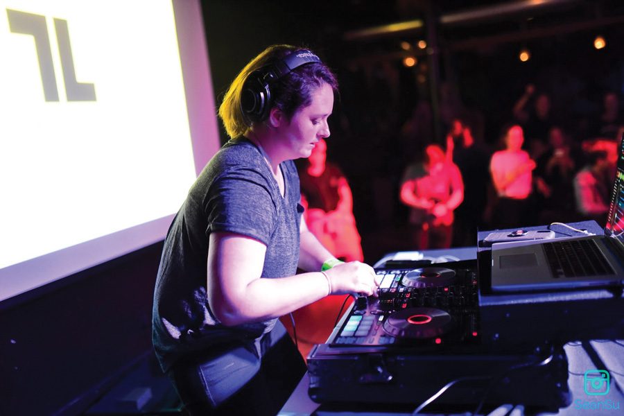 Communication junior Caroline Hughes, better known as Luminosity, won Battle of the DJs last Thursday, May 9. 