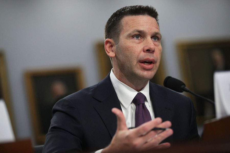 Acting U.S. Homeland Security Secretary Kevin McAleenan. A federal judge barred McAleenan and the agency from enforcing new rules that would make it easier to find international students and scholars in violation of their visas.