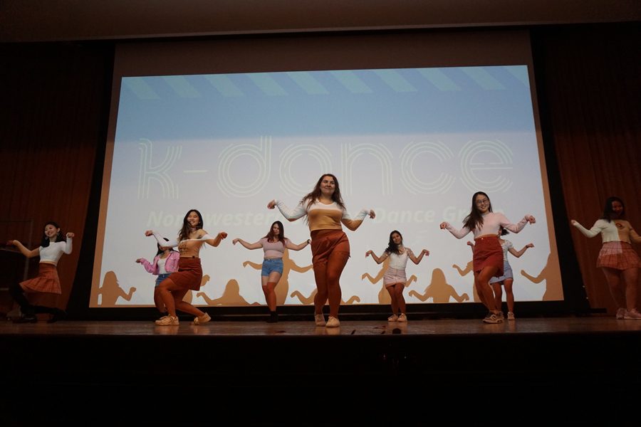 Members of K-Dance perform. The group, dedicated to K-pop dance, obtained official school organization status this quarter.