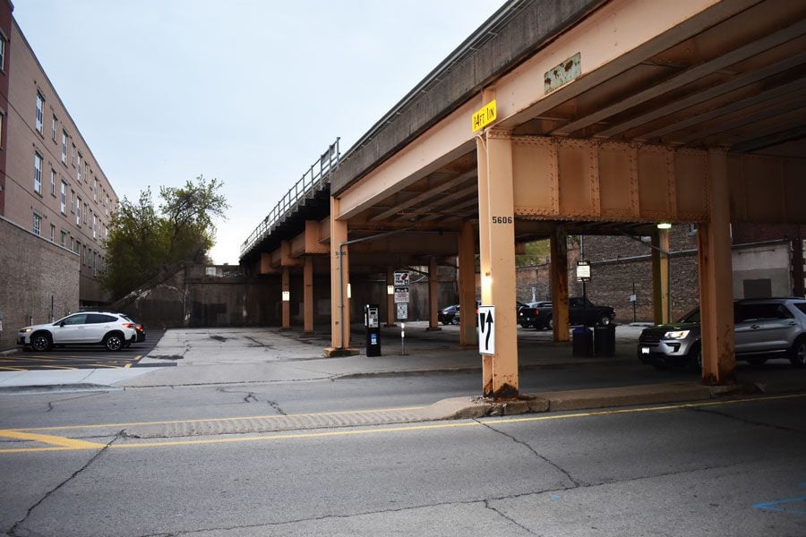 Noyes CTA viaduct. The Public Art Subcommittee discussed possible art installations under the viaduct. 