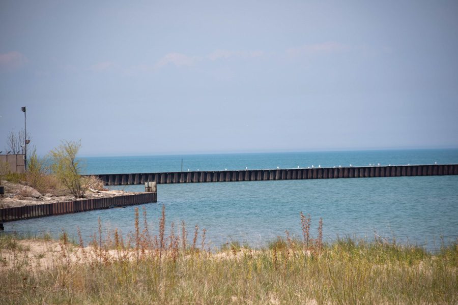 Lake Michigan. Evanston receives its drinking water from Lake Michigan, which the report said has vastly improved in water quality over the past 25 years.