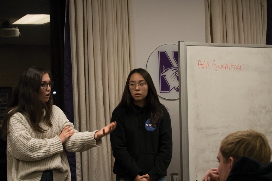 Students talk during Associated Student Government Senate. ASG introduced a resolution Wednesday calling for administrators to take immediate steps to establish a database system of preferred pronouns and names, with the choice to opt-out for privacy.

