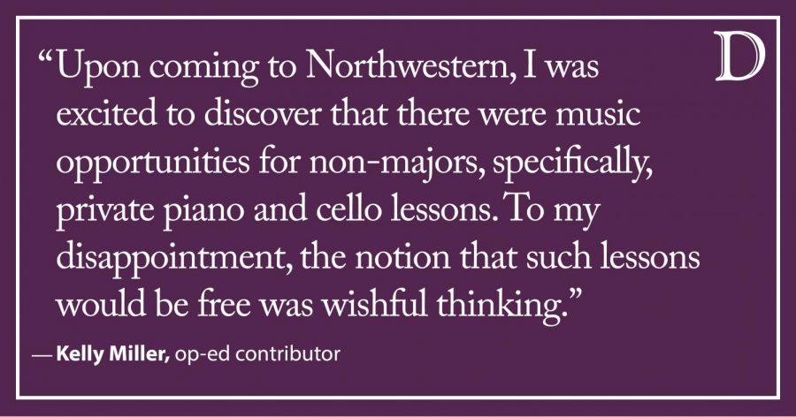 Miller: The cost of private music lessons for non-majors