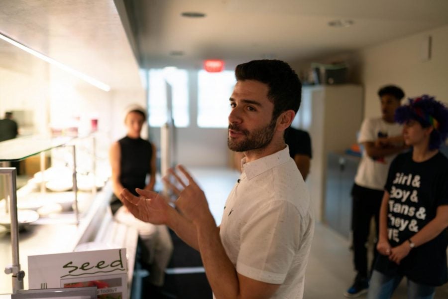 Adam Kantor (Communication 08). Kantor, who has acted in several Broadway shows since graduation, co-founded StoryCourse to bring together food and theater in interactive dining experiences.