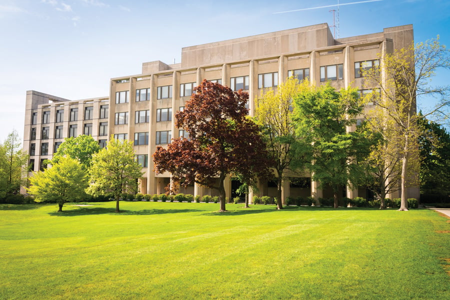 The Donald P. Jacobs Center, 2001 Sheridan Rd. As Northwestern ended Fiscal Year 2019 in surplus, NU plans to refocus on renovating vacant buildings on campus like the Jacobs Center. 