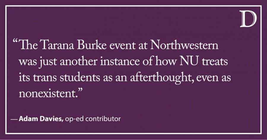 Davies: What Tarana Burke taught me about nonbinary students at Northwestern