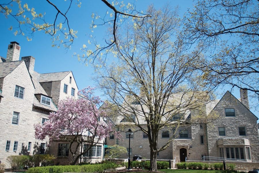 Northwestern’s sorority quad. A recent IPR study reported that women in sororities experience a conflict between their feminist values and the realities of the Greek system. 
