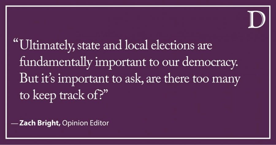 Bright: When it comes to state and local elections, less can be more