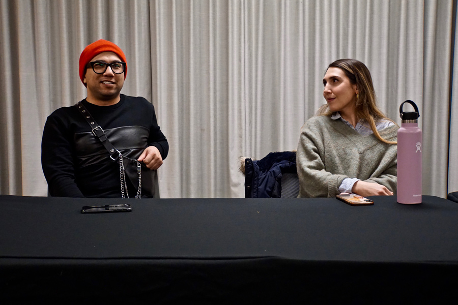 Professor Ray San Diego and Ashley Kraus spoke at a panel about gender in the fashion industry. The panel was hosted by STITCH Magazine in advance of their next issue about sex, which comes out on Feb. 28. 