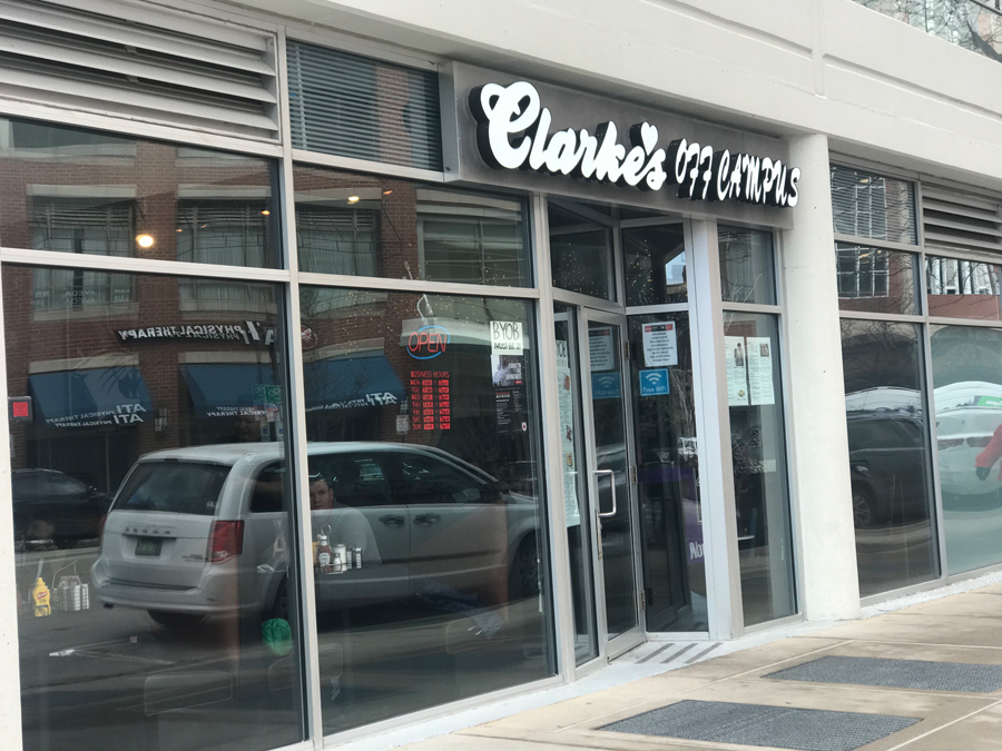 This past September, Clarke’s moved from its iconic home to further downtown, becoming Clarke’s Off Campus.