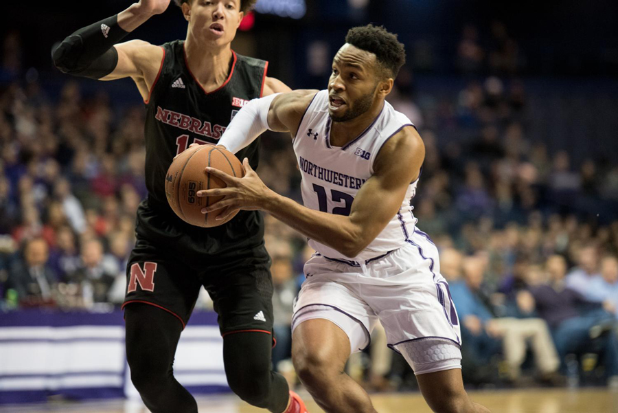 Isiah Brown drives to the hoop. The guard transferred from Northwestern to Grand Canyon after the 2017-18 season.