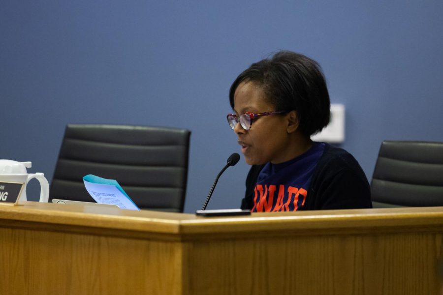 Ald. Cicely Fleming (9th). City Council introduced an ordinance to grant emergency powers to the city’s liquor commissioner to alter liquor licenses in an emergency situation, which passed unanimously. 
