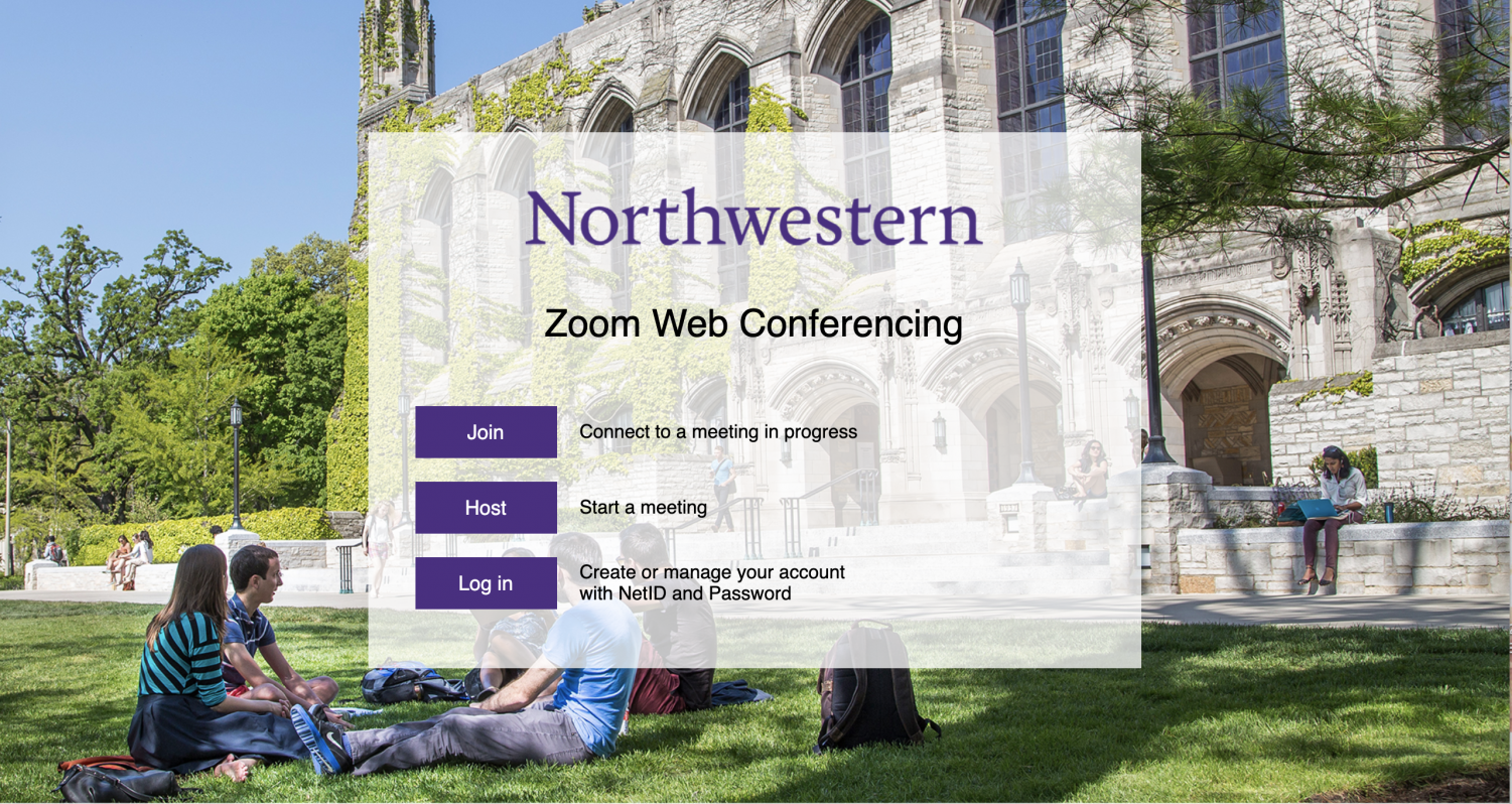 northwestern zoom login