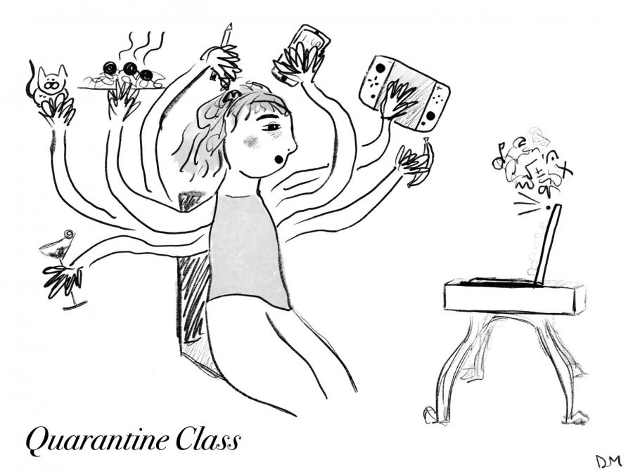 Delaneys Sunday Cartoon: Quarantine Class